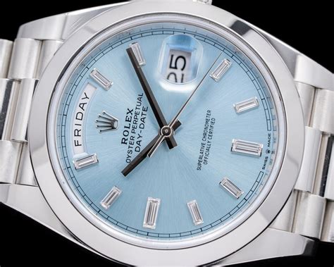 rolex glacier blue dial|rolex 228206 preise.